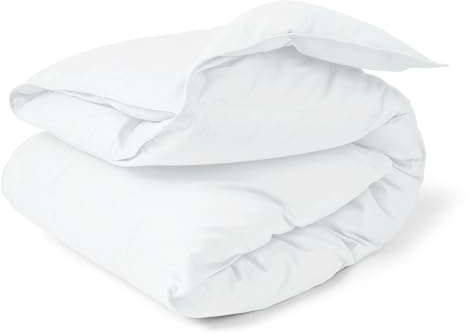 ZPECC Toddler Goose Down Comforter, 41x48 Hypoallergenic Baby Duvet Insert, Soft Lightweight All Season Quilt Blanket for Crib Daycare Stroller White