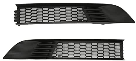 Fabater Front Grill Mesh Grille Grid Inserts for TESLA Model Y 2020‑2023, Air Inlet Vent Grille Cover Replacement, ABS Insect Net Bumper Protector, Automotive Exterior Accessories