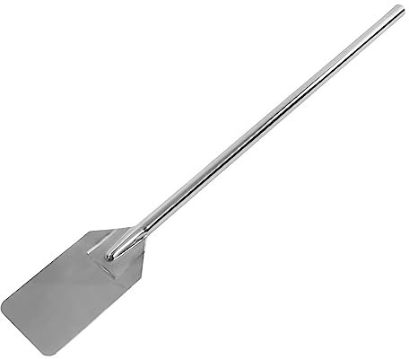 Spatule de Mélange de Cuisine Ultra Longue Spatule de Cuisson à Manche Long en Acier Inoxydable pour la Cuisson en Remuant la Conception D'allongement de Mélange (92CM)