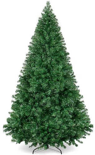 Best Choice Products Artificial Christmas Tree, 4.5ft Premium Unlit Pine Design, Dense Branches Realistic Holiday Décor​ w/Easy Assembly - Green