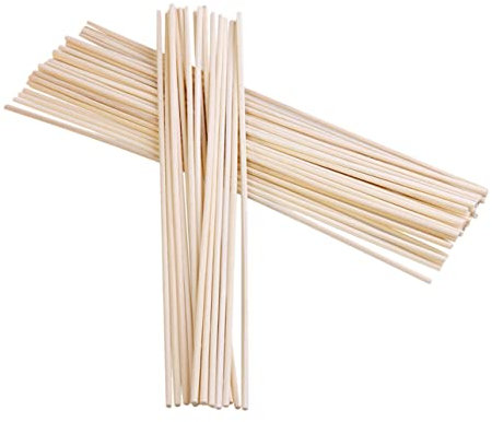 LIFKOME 100stücke Natürliche Rattan-schilfrohrstäbchen Für Aroma-diffusoren Ätherische Öl-diffusorstäbchen Poröse Rattan-Sticks Zum Duftverteilung
