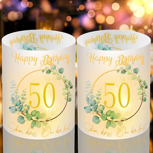 14 Windlicht Tischdeko Deko 50 Geburtstag Deko Mädchen Junge Kommunion Deko Geburtstag Gastgeschenke Schön Das du da Bist Modern Hochzeit Tischdeko Jugendweihe Deko Mädchen für Teelichter oder Kerzen