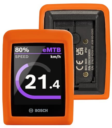 Besudo Silikon-Schutzhülle geeignet für Bosch Kiox 300 Display(BHU3600) - Schutzrahmen Displayschutz für Bosch Kiox 300 Display als Schutz vor Absturz in 3 Farben-36-K-E