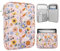 TiMOVO 8-9 Zoll Tablet Tasche für das Neue iPad mini 7 (A17 Pro, 2024), iPad mini 6 (8,3-Zoll, 2021), iPad mini 5/4/3/2/1, Tragbare Schutztasche für iPad mini, Gelb Blume