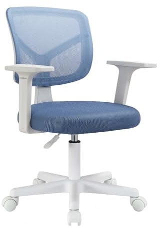 SVITA Joy Kinderschreibtischstuhl höhenverstellbar Drehstuhl mit Rollen Bürostuhl Kinder Blau