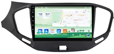 For LADA Vesta Cross Sport 2015-2022 Car Stereo 2 Din Wireless Carplay Android Auto 9 Full IPS Touchsreen HD Live Rearview/BT 5.0/WIFI/4G SIM/DVR/GPS/SWC/FM AM Radio RDS DAB+DSP(M200S)