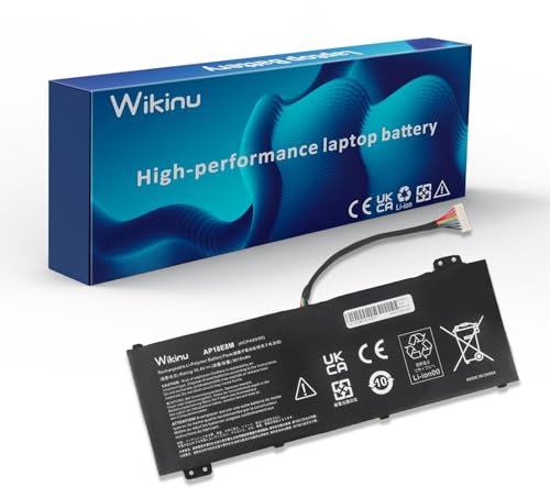 Wikinu 3815 mAh AP18E8M AP18E7M Batería para Acer Nitro 5 AN517-51 AN517-52 AN515-54 Nitro 7 AN715-51 Aspire 7 A715-74G Predator Helios 300 PH315-52 PH317-53 Triton 300 PT315-51 Series