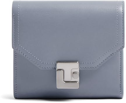 Le Tanneur, portefeuille, porte cartes, en cuir lisse, rose, femme, 4 compartiments cartes, poche zippée monnaie, soufflet, 2 poches plates, poche plate dos, anti rfid, fermoir à rabat