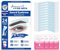 Homme Bandes de Cire à Sourcils pour Peaux Sensibles, Bandes de Cire Froide pour Epilation du visage 24 bandes avec 4 Lingettes Nettoyantes à l'Huile