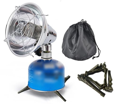 Sanfoelek Mini chauffage à gaz pour camping avec sac de rangement