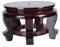 CAXUSD 1pc Pot Wooden Base Rosewood Display Stand Trophy Plant Greenhouse Decorations Vase or Bowl Stand Mosaic Decorative Photo Tealight Centrepieces Display Shelves Cup Rod Brown