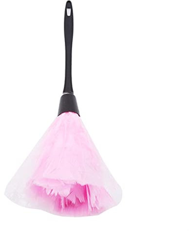 SFQEVHRZ Plumero， Cepillo Antipolvo antiestático Multicolor con Mango de plástico Negro for Ventanas de computadora(Roze)