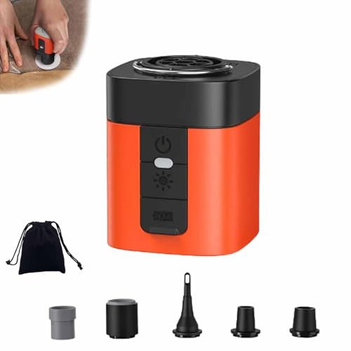 ECBLI Mini Bomba De Aire, Dispositivos De Acamppara Hinchables, Sellal Vacío Portátil For Viajes, Bombas De Colchde Aire De Batería For Flotadores De Piscina, Bomba De Desinflado(1PC)