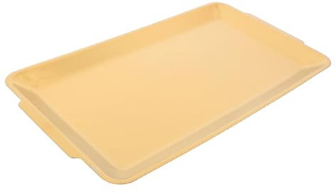 CLISPEED Plateau de Service Acier Inoxydable Plat à Température pour Barbecue Fondue Desserts pour Dîners Événements Plein Air