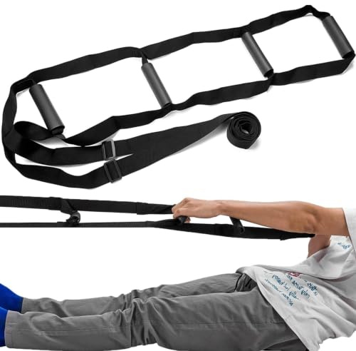 JOYOLA Bed Ladder Assist, 4 Handle Bed Ladder Straps, Adjustable Pull Up & Sit Up Assist Device, Pull Up Assist Device for Elderly, Adult, Pregnant, Injury, Handicap