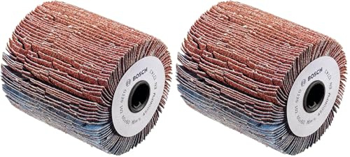 Bosch Rouleau à lamelles 60 mm grain 80 (Lot de 2)