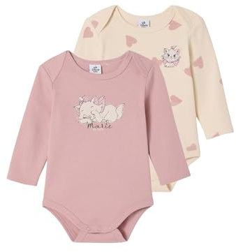 Vertbaudet 2er-Pack Bodys Disney Animals MARIE Aristocats, Baby