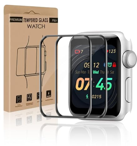 Bodyguard 2 Stück Schutzfolie für Apple Watch Series 4/5/6/SE 40mm, Ultra-HD Anti-Kratzer Ohne Luftblasen Apple Watch 6 40mm Displayschutz, 3D Full Coverage iWatch SE 40mm Schutzglas