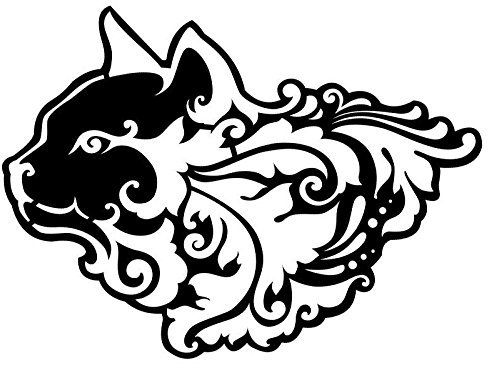 Ideen mit Herz Silhouetten-Laser-Schablone | Kreative Wandgestaltung, Textilien, Papier, Scrapbooking (Katze - 29 x 39 cm)