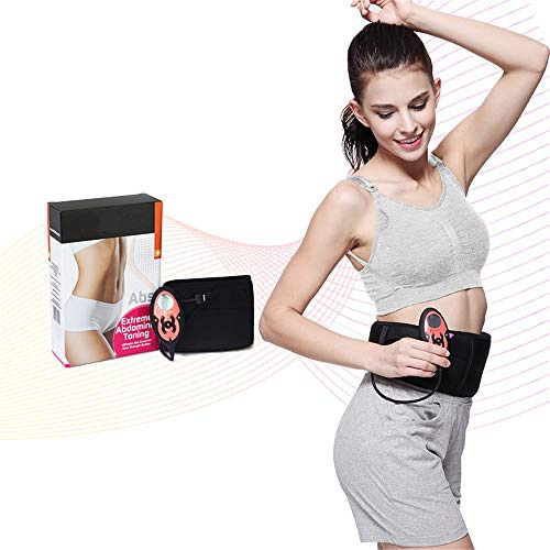 Elektrische Fitness Abnehmenmassagegerät Taille Trimmer Gürtel Taille Bauch Bauch Vibro Form Vibrierende Heizung Taille Gürtel Für Gewichtsverlust Fettverbrennung Werkzeug