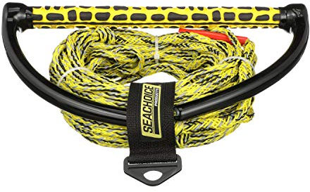 Seachoice SEACHOICE 86726 reflektierendes Wakeboard-Seil, 5-teilig, 2,5 m lang, 38,1 cm Griff mit Strukturiertem Eva-Griff