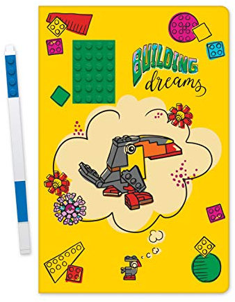 IQ LEGO Stationery Notebook with Gel Pen - Building Dreams