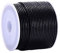 DonDon Lederband rund 25 Meter Rolle schwarz 1,5 mm