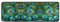 linomo Area Rug Teppich Pfau Feder Flur Läufer Teppichboden Teppiche Fußmatte Wohnzimmer Wohnkultur,Teppiche Flächenmatten für Kinder Jungen Mädchen Schlafzimmer 61 * 183 cm