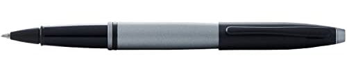 Cross Calais Rollerball (Matt schwarze Kappe, Schreibfarbe: schwarz, inkl. Geschenkbox) Mattgrau
