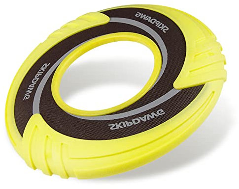 Petgeek Skipdawg - Giocattoli per cani interattivi con disco volante, in materiale sicuro e durevole, per animali domestici, idea regalo per il compleanno, diametro 22.9 cm