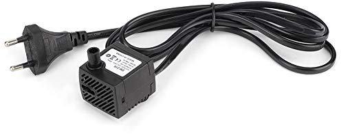 Pompa sommergibile per acqua, mini pompa di circolazione dell'acqua ultra silenziosa con albero in ceramica per acquario, laghetto, fontana, 150 l/h (UE 220 V)