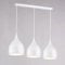 Mengjay Trade Lampadario Moderno LED, creativo Plafoniera,Semplice moderno Lampada a Sospensione da Soffitto Metallo Luce A Soffitto Montaggio Modello Vintage Industriale Attacco E27 (Bianco)