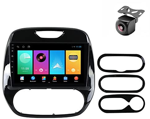 Android 12 Autoradio per Renault Captur CLIO Samsung QM3 2011-2018 2 DIN Stereo Car Tablet Pollici Schermo MP5 Lettore Multimediale Receiver GPS Radio con Carplay Android auto (M100S 4core 1+16G)