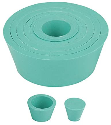 Embudo de Goma - Adaptador de Filtro Conos Tapón de Goma Embudo Buchner Juego de Filtración de Matraces