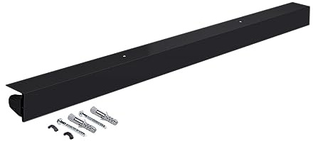 ERSATZKASSETTE DUSCHROLLO WEISS ODER SCHWARZ FÜR ERSATZROLLEN VON 60 CM BIS 180 CM (146 cm breit, Schwarz)