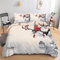 Parure de Lit 90x190 Enfant Japonais Montagne Housse de Couette 1 Personne avec Fermeture éclair, Housses de Couettes Imprimée avec 2 Taie d'oreiller 65x65