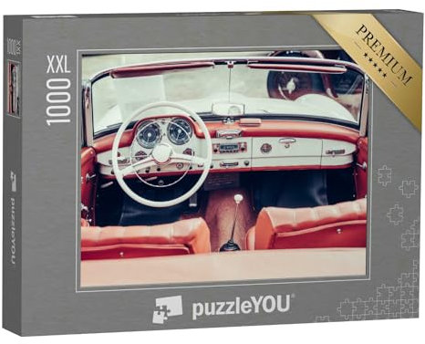 Puzzle 1000 Teile XXL „Interieur eines Oldtimer-Cabrios“ – aus der Puzzle-Kollektion Autos