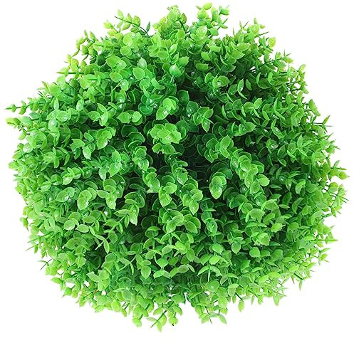 TOPBATHY Künstlicher Eucalyptus Topiary Dekokugel Für Hochzeiten Partys Und Garten Wetterfest Pflegeleicht Lebensecht Grüne Pflanzenkugel Für Innen Und Außendekoration