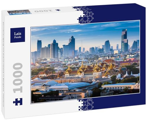 Lais Puzzle Sonnenaufgang mit Grand Palace in Bangkok, Thailand 1000 Teile