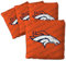 YouTheFan NFL Denver Broncos Cornhole Taschen, Orange, 4 Stück