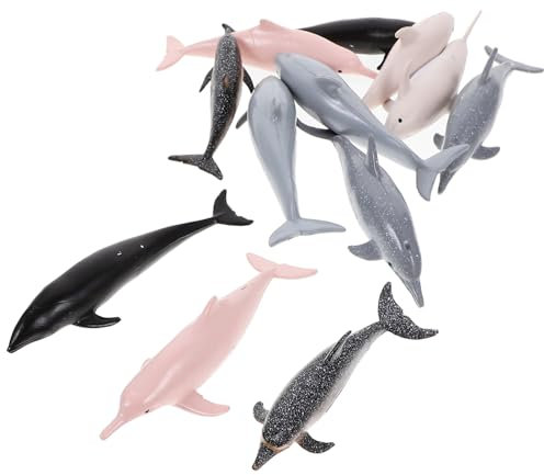 HEMOTON 12stücke Mini Kunststoff Meerestier Modelle Simulation Figur Pädagogisches Spielzeug Für Kinderzimmer Kindergarten