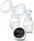 Double Breast Pump Portable Electric Breast Pump Hands Free for Breastfeeding with LED Screen 3 Modes 9 Suction Level Low Noise 180ml Milk Bottle Capacity