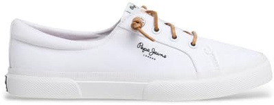 Pepe Jeans Damen Kenton Block W Sneak, weiß, 7 UK