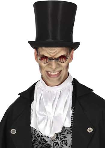 FIESTAS GUIRCA | Blutige Brille (Einheitsgröße) - Zubehör für Vampir Kostüm und Halloween - Ideal für Gruselfeste und Themenfeiern - Rot, Blutig