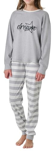 Schiesser Mädchen Schlafanzug Set Pyjama lang - 100% Organic Bio Baumwolle - Größe 140 bis 176
