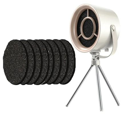 Cappa portatile – Ventola di scarico a 3 velocità, filtro staccabile, silenziosa e mobile con forte aspirazione, per cucina e campeggio