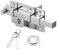 Long Throw Gate Lock, Fence Gate Old Style Exterior Lock 185mm, 2 Keys for Yard，Garden Doors/Gates Supplied(Right)