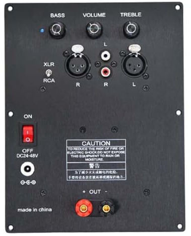 JNJOOD Aktives Lautsprecher-Board HiFi-Verstärker Hochleistungs-HiFi Hoch- und Niederfrequenz-600W-Verstärker-Board