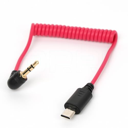 DRRI Tentacle Sync Câble de synchronisation Jack 3,5 mm vers micro-USB Timecode pour Sony FX3/FX30 A1 A7Siii