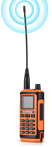 Baofeng BF 17 Zwei - -Radio -Langstrecken -Walkie -Talkies mit Dual Band Dual Reception Eine Schlüsselfrequenz entspricht sicher (Orange)